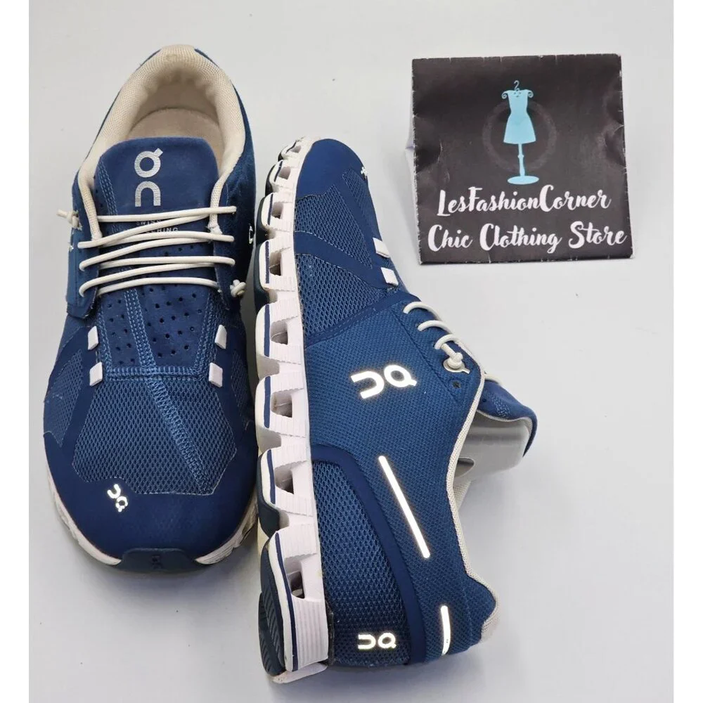 On Cloud 5 Women's Blue Athletic Running Shoes Size 8.5 2637 - Picture 11 of 16